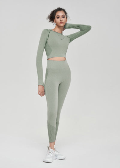 Ivonne | Seamless Long Sleeve Sports Set for Women