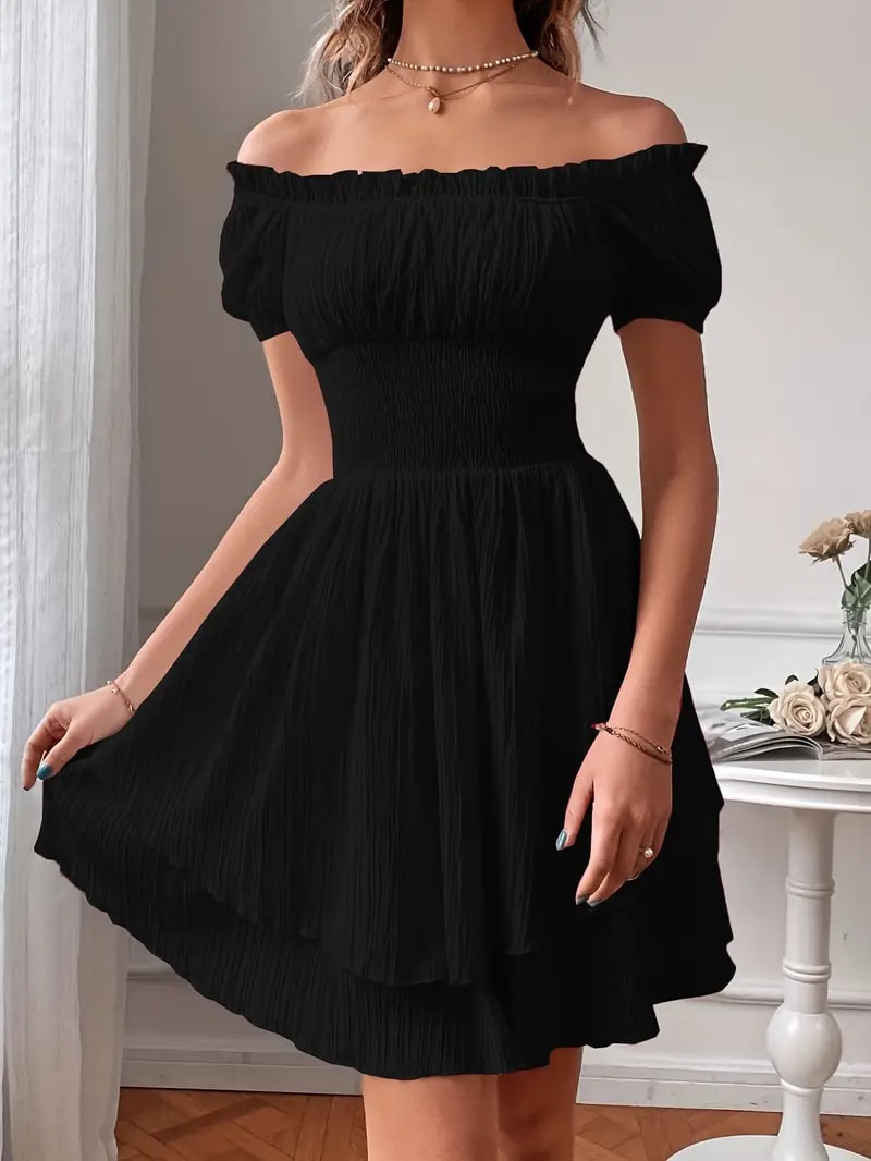 Ivy | Elegante Off-Shoulder Jurk