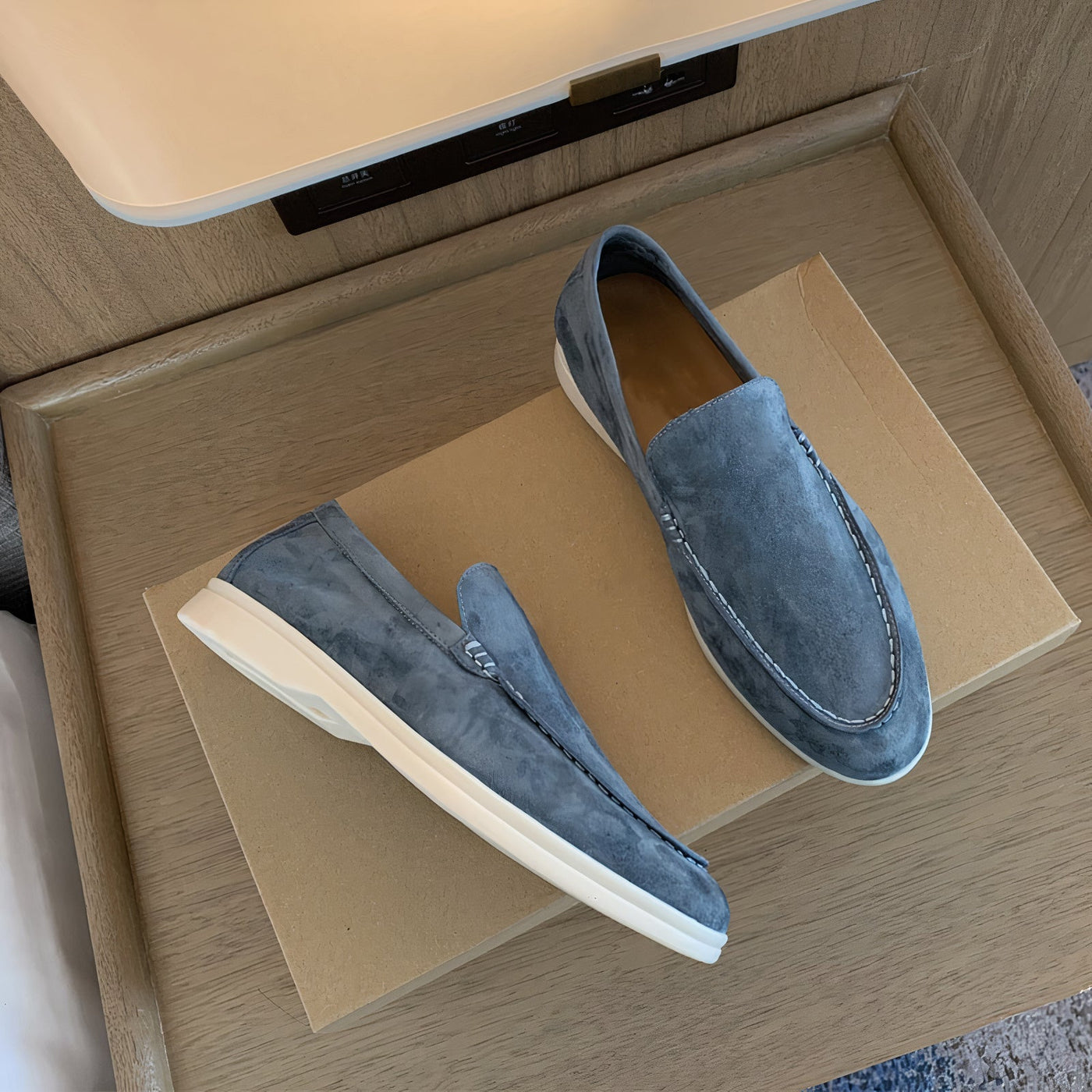 Vintage leather loafers for men - Sonny