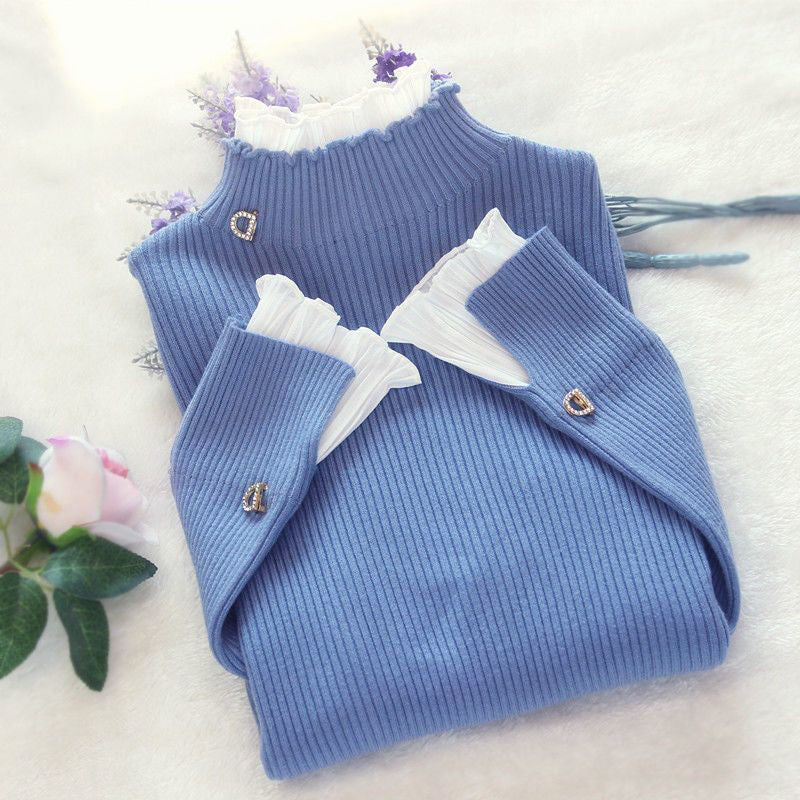 Jacqueline - Elegant Turtleneck with Classic Details