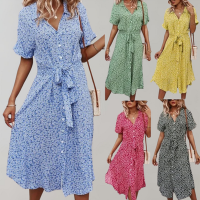 Janie - Midi zomerjurk voor dames