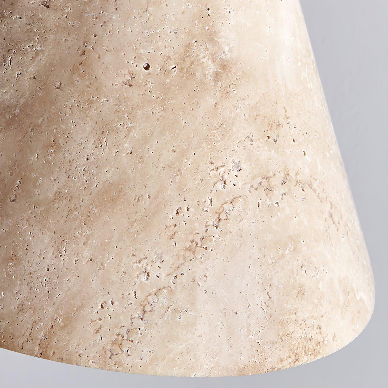 Elmord - Woven Travertine Pendant Light Adjustable Height