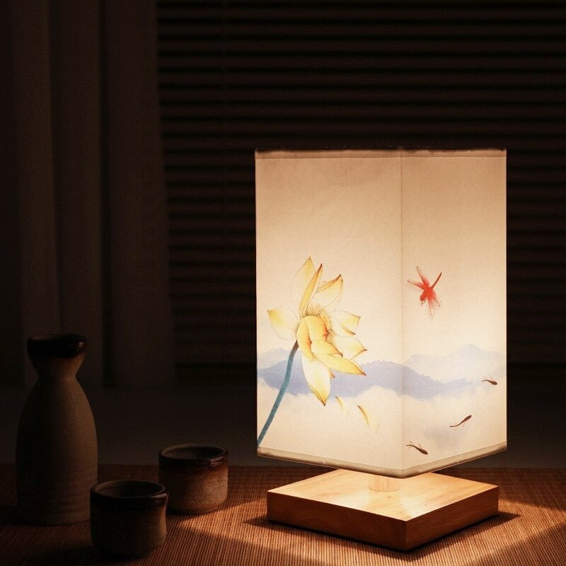 Brayzen - Minimalist Bamboo Wood Table Lamp