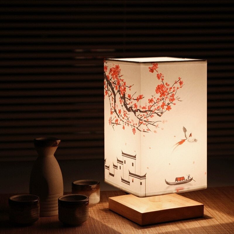 Brayzen - Minimalist Bamboo Wood Table Lamp