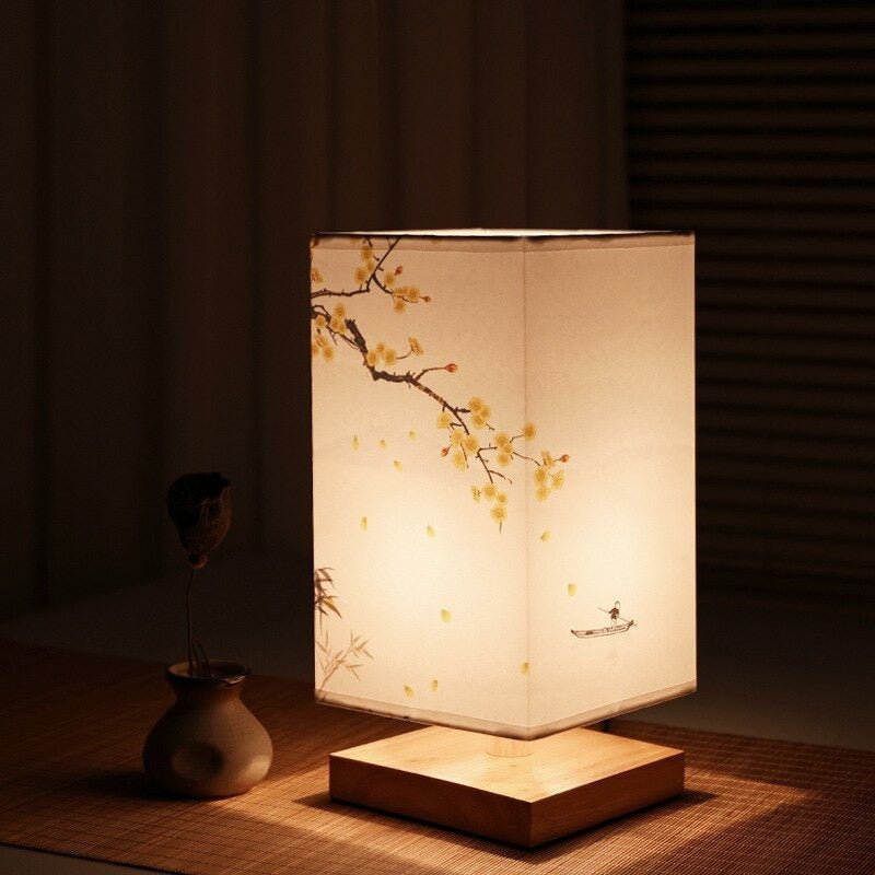 Brayzen - Minimalist Bamboo Wood Table Lamp