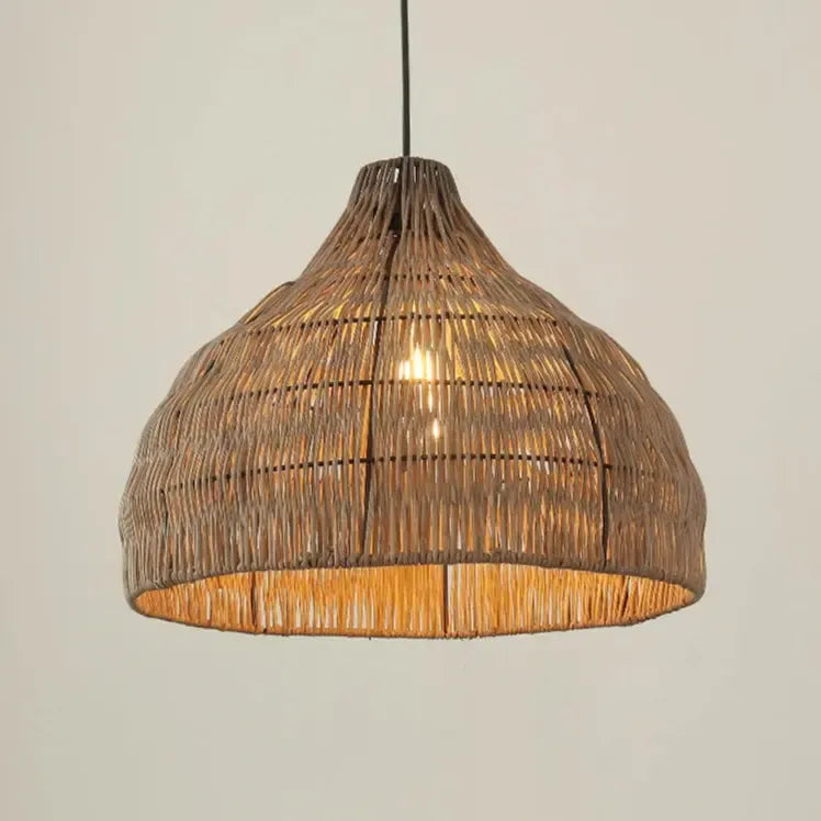 Noryu - Japanese Wooden Woven Handmade Pendant Light