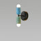 Ednora – Wabi Sabi Cement Wall Sconce Cylinder 2 Light