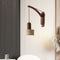 Lurevia – Wabi Sabi Wood Glass Dome Wall Sconce 1 Light