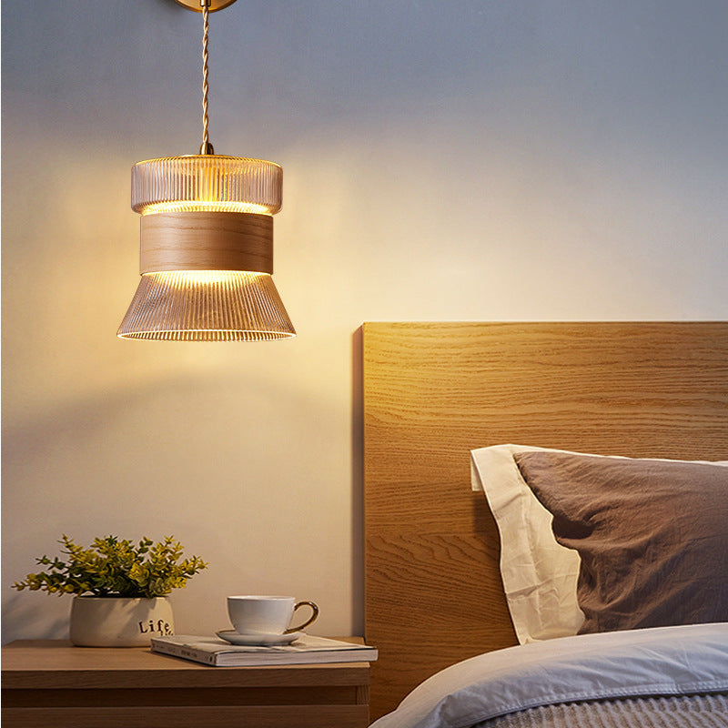 Kiyora – Japanese Glass Cone Wall Sconce Lamp 1 Light