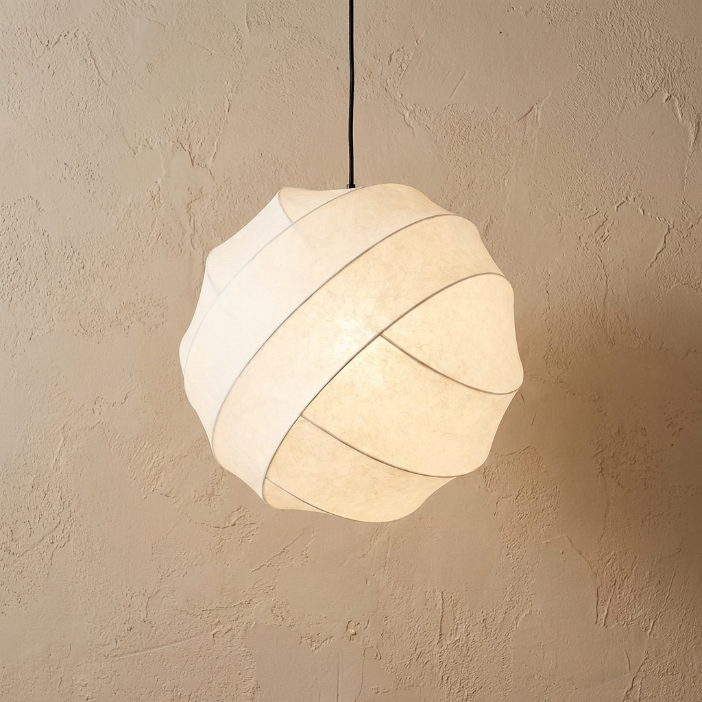 Japanese Wabi Sabi Silk Pendant Light