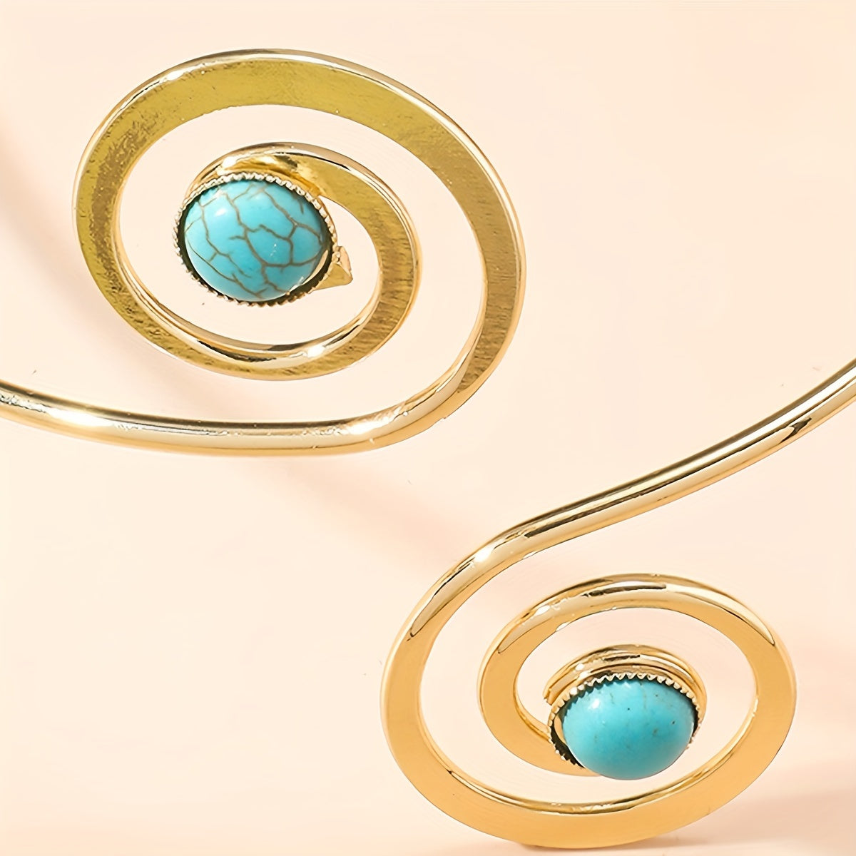 Jocelyn | Boho Vintage Bracelet with Turquoise Accents 