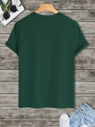 Joel | Men's T-Shirt with Mountain Climbing Print - Casual and Breathable 