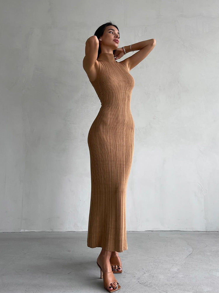 Johanna | Elegante Geribbelde Maxi Jurk voor Dames