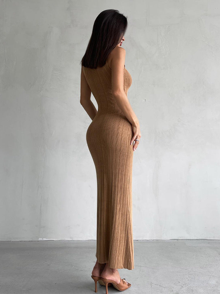 Johanna | Elegante Geribbelde Maxi Jurk voor Dames