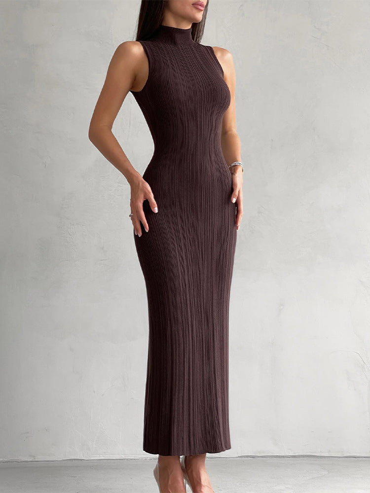 Johanna | Elegante Geribbelde Maxi Jurk voor Dames
