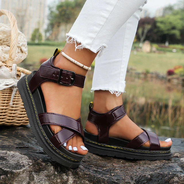 Journee | Fashionable Orthopedic Sandals for Women