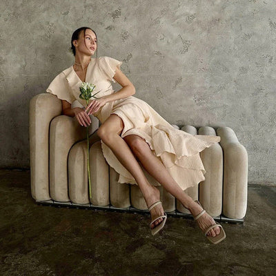 Juliette | Romantische Maxi-Jurk met Ruches