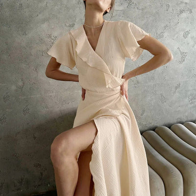 Juliette | Romantische Maxi-Jurk met Ruches