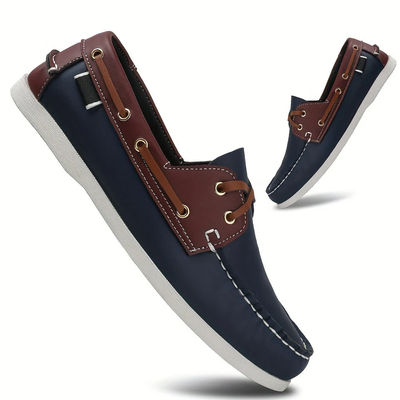 Men's Slip-On Shoe – Nautical Look with Stylish Details