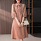 Kaat | Elegante Midi Jurk met Knoopsluiting
