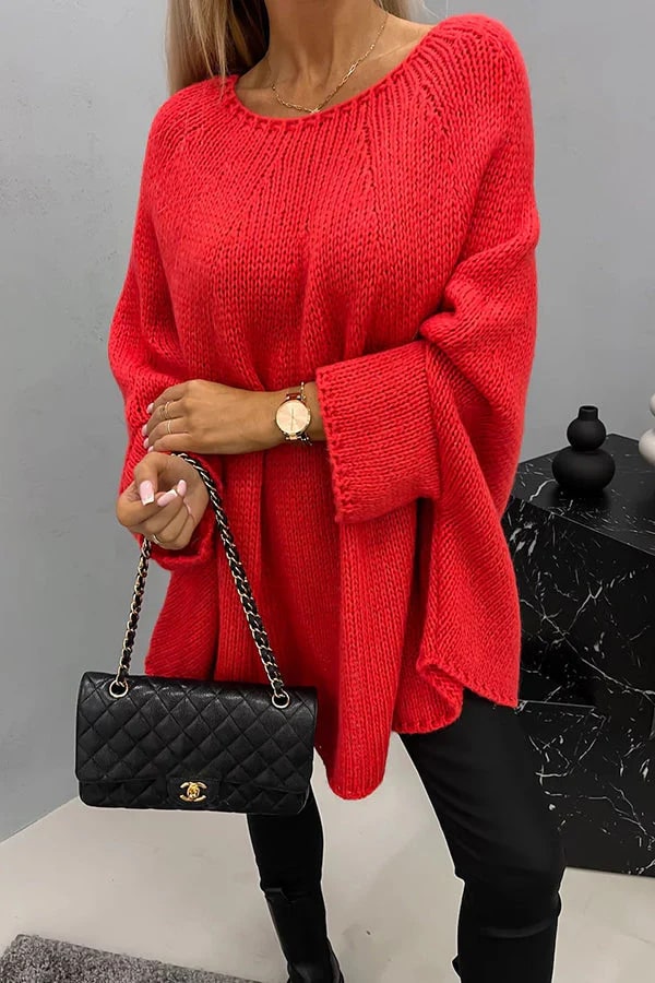 Kai - Elegant Oversized Knitted Sweater for Women