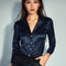 Kaitlyn | Luxurious Satin Blouse with an Elegant Fit 