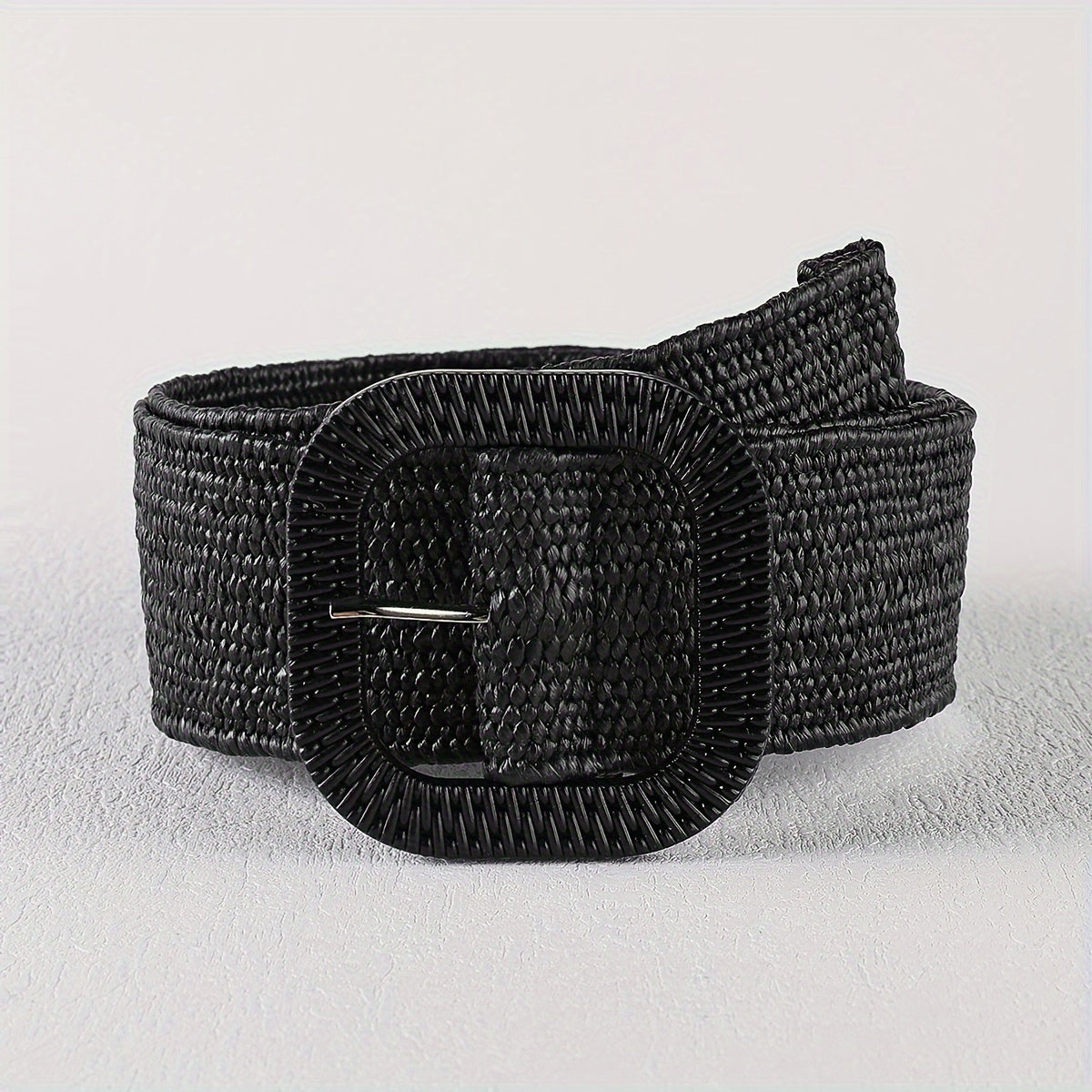 Kaitlyn | Elegant Boho Braided Belt with Square Buckle 