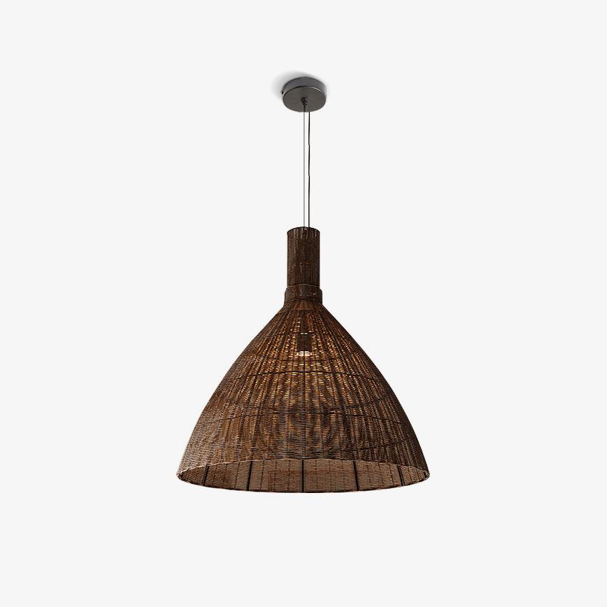 Nythera – Natural Rattan Artistic Pendant Light