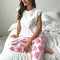 Kamila | Heart Pyjama Set with Ruffles 