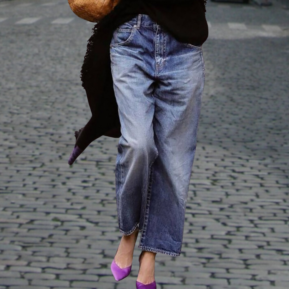 GIA - Super stijlvolle jeans met een wijde snit