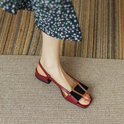 Eva - block heel sandals with buckle