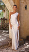 Elara - One-Shoulder Maxi Dress | Timeless Elegance &amp; Glamour