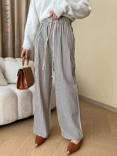 Meira - Elegante Gestreepte Broek voor Vrouwen
