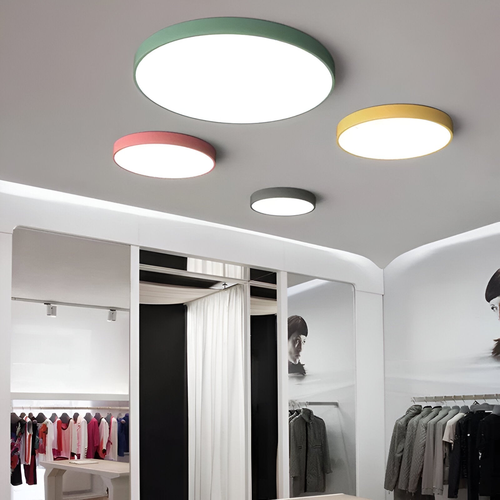 Denrad – Modern LED Ceiling Light with Acrylic Shade