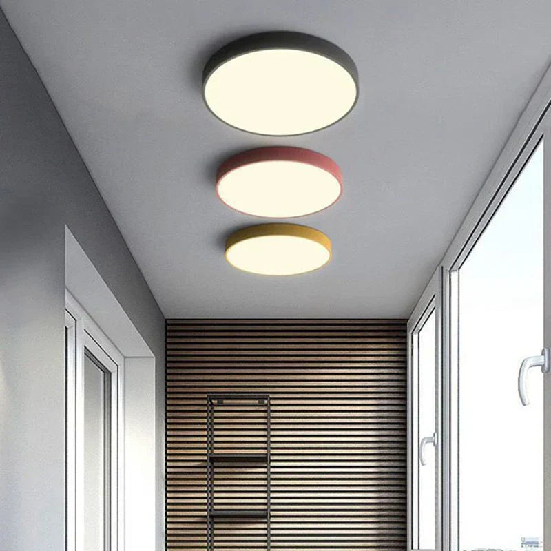 Mianda – Round Minimalist LED Ceiling Light