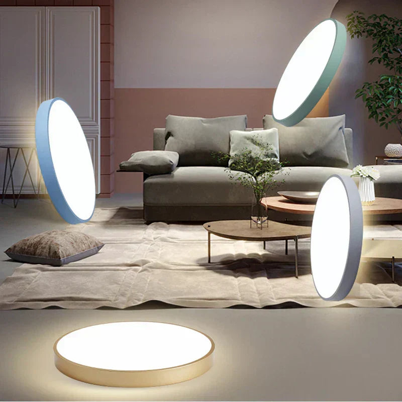 Mianda – Round Minimalist LED Ceiling Light