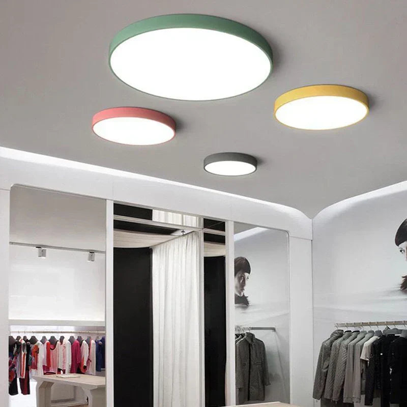Mianda – Round Minimalist LED Ceiling Light