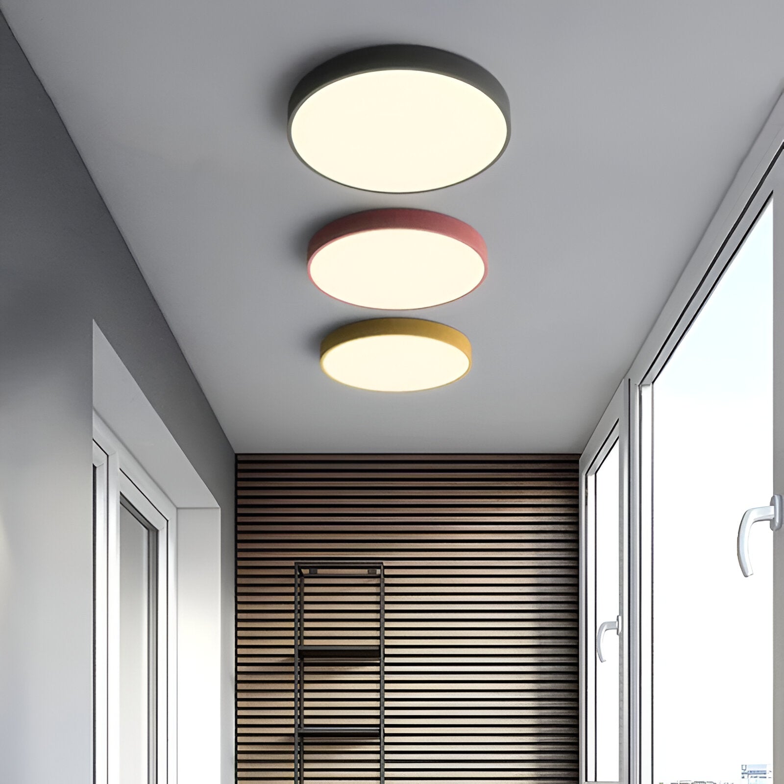 Denrad – Modern LED Ceiling Light with Acrylic Shade
