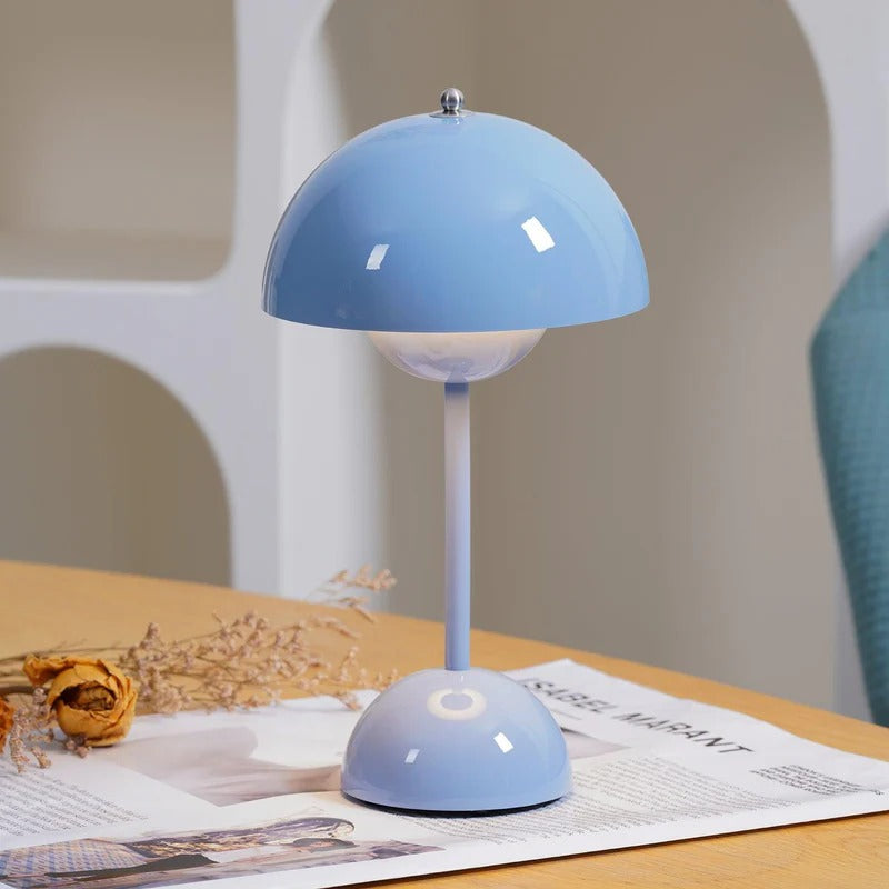 Dilvane – Cordless LED Dome Table Lamp
