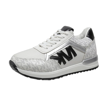 Dames Sneakers – Sportieve Lage Schoenen met Contrasterende MK-Print