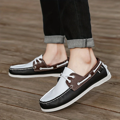 Men's Slip-On Shoe – Nautical Look with Stylish Details
