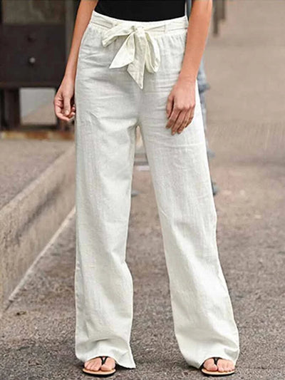 Karina – Airy Linen Trousers 