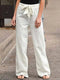 Karina – Airy Linen Trousers 
