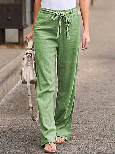 Karina – Airy Linen Trousers 
