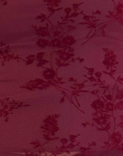 Giuliana - Elegant Off-Shoulder Mesh Top