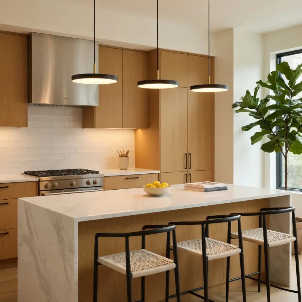 Orlena – Floating Disc Kitchen Pendant Light