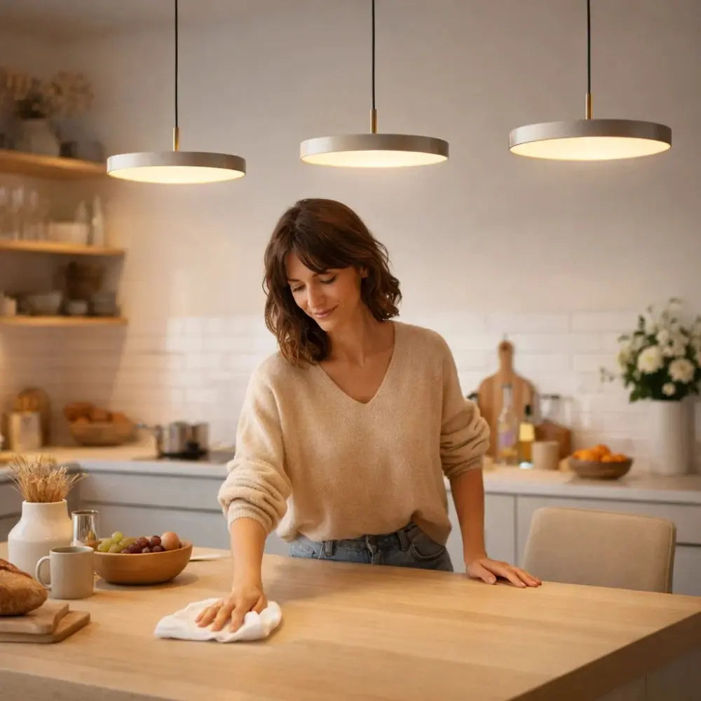 Orlena – Floating Disc Kitchen Pendant Light