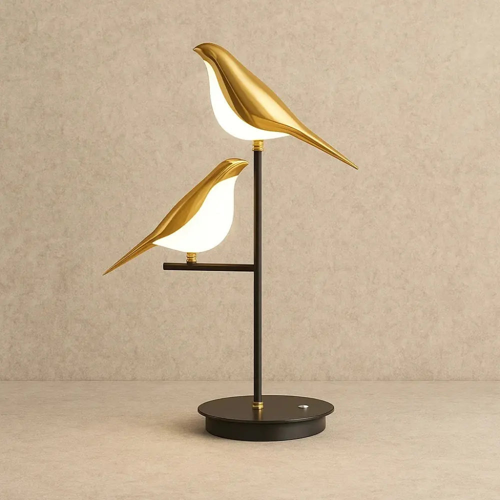 Aurelyn - Gold Bird LED Desk Lamp