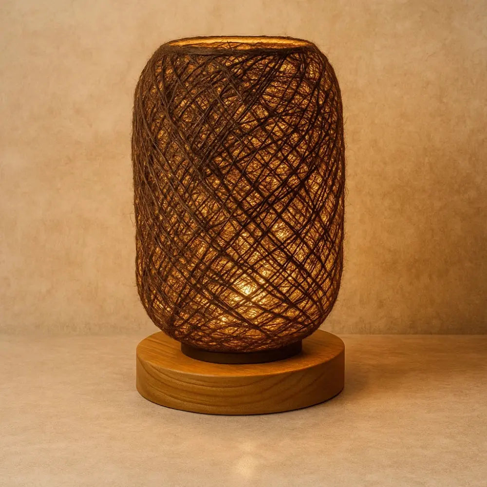 Rotelya - Rattan Bedside Lamp