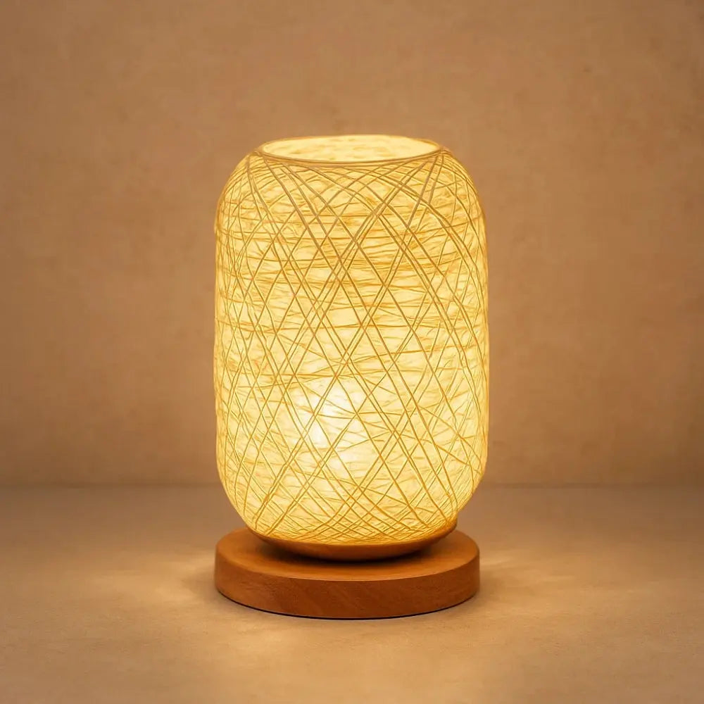 Rotelya - Rattan Bedside Lamp
